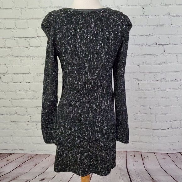 SCOTCH & SODA MAISON Scotch Long Sleeve Dress Black 2 - Picture 4 of 8